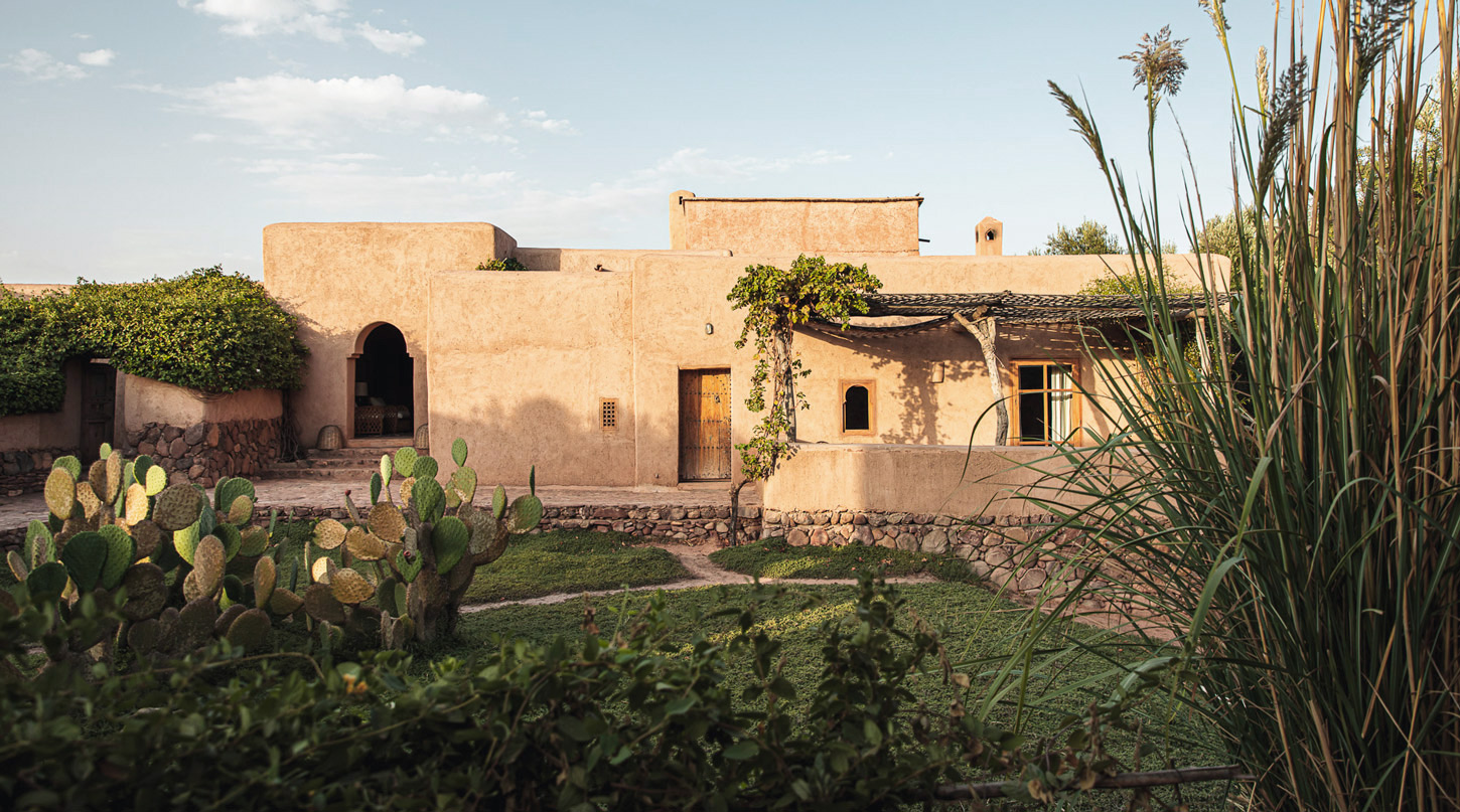 Berber Lodge — il giardino e i lodge in terra cruda
